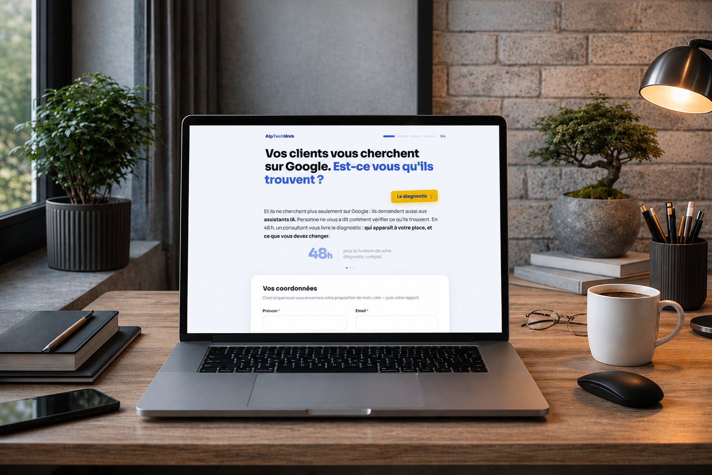 Plateforme SaaS d'audit Alp Tech Web